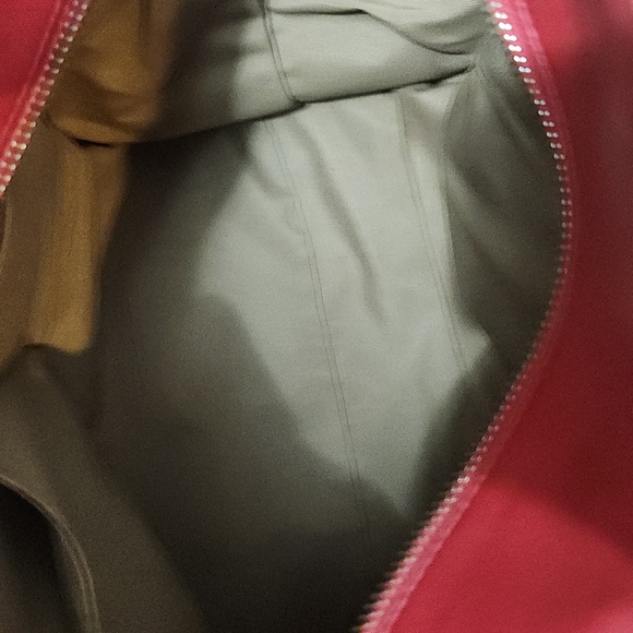 Coach Cherry Red Galaxy Legacy Leather Tote East West - Picture 6 of 10